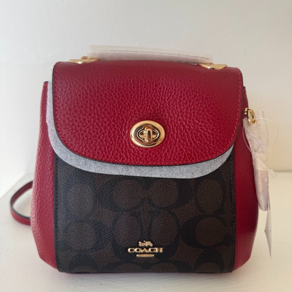 C5678 - Coach Convertible Mini Backpack in Signature Canvas